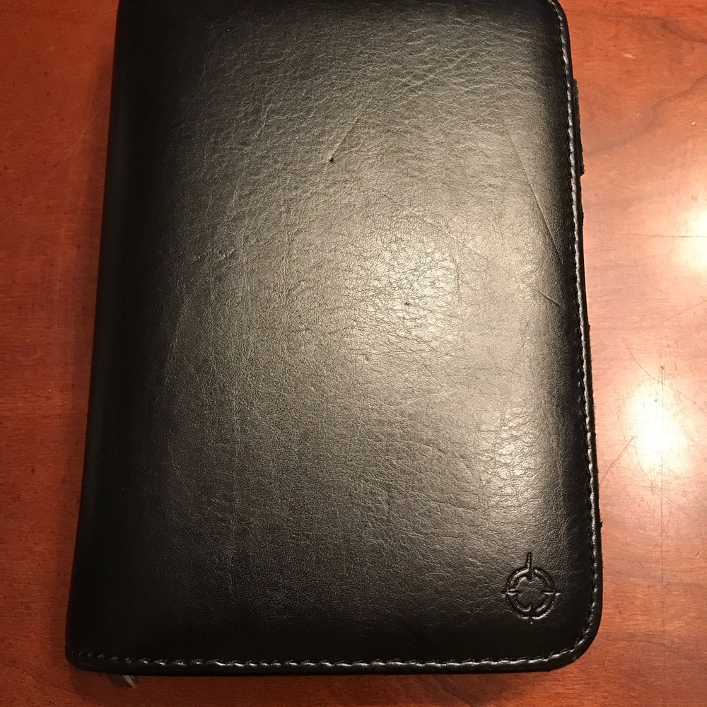 Franklin Covey Compact zipper Leather Planner